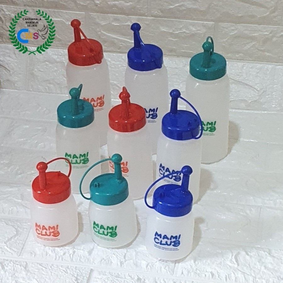 Botol kecap botol saus plastik ukuran besar / sedang / kecil - sedang