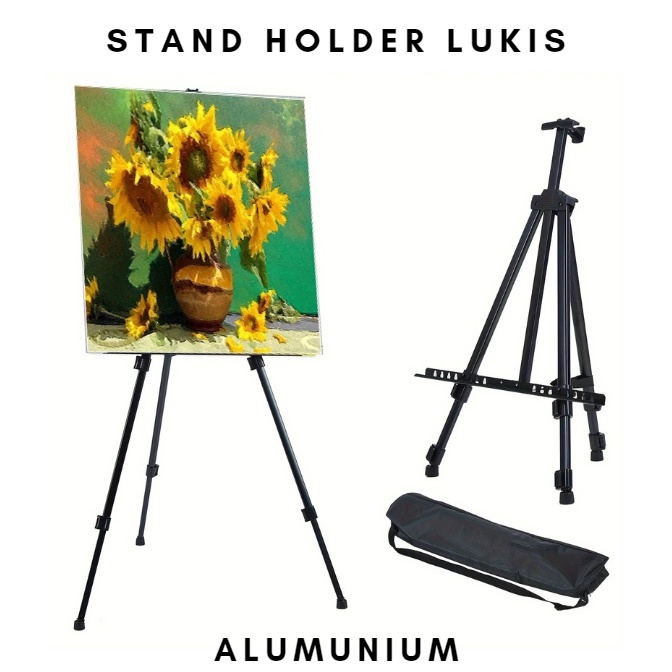 

KODE T5G Easel Lukis Stand Lukis Siap Pakai Penyangga Foto Tripod Pameran Event Easel