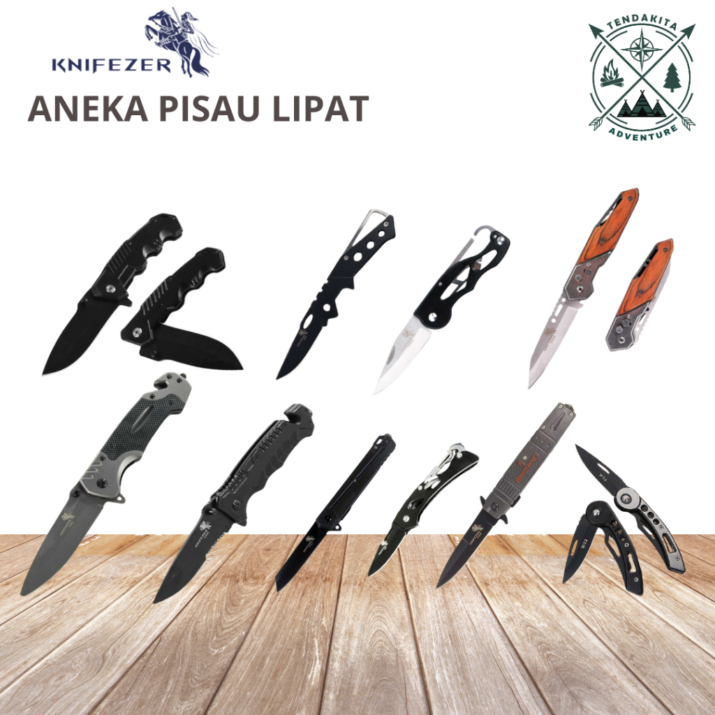 Ready Aneka Pisau Lipat Knifezer Pisau Lipat Kecil Portable Pisau Survival Portable Knife Ori