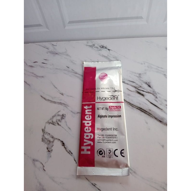 alginate hygedent mini 18gr | alginate hygedent impression