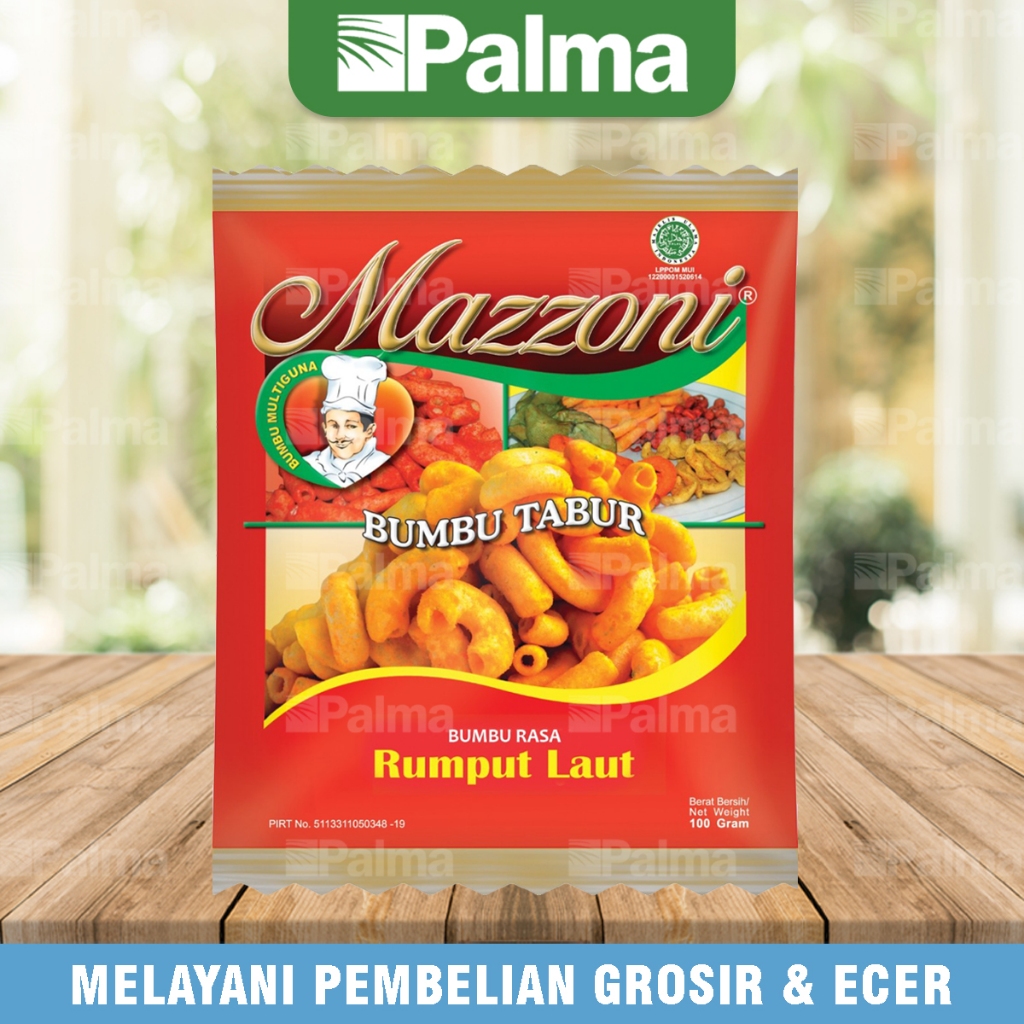 

MAZZONI BUMBU TABUR, RUMPUT LAUT 100GR