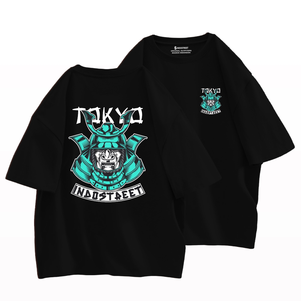 Indostreet - Kaos Oversize Tokyo Japan X Samurai Tshirt Unisex