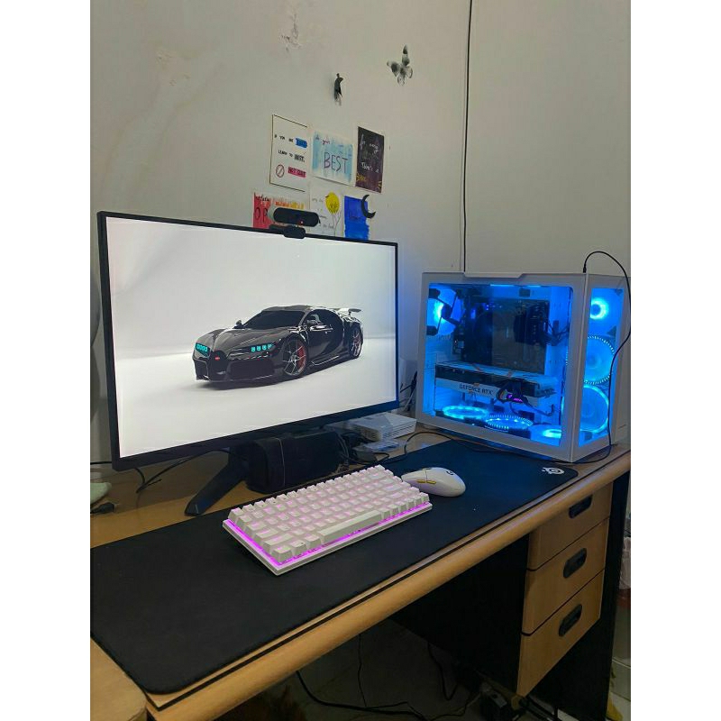 PC GAMING RTX 3070Ti PEMBELIAN MEI 2024 (1 Set Bundle dengan Monitor 2K, Keyboard Wireless, Mouse Wi