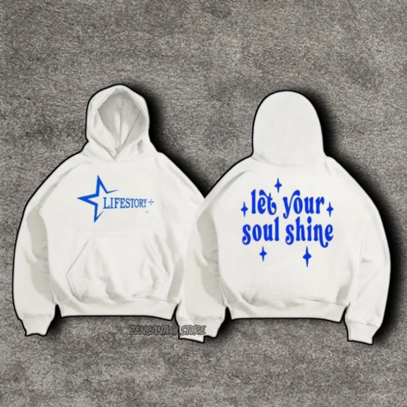 Hoodie Boxy Life Story | Hoodie Cowok | Hoodie Oversize | Hoodie Boxy Oversize | Hoodie Motif Aesthe