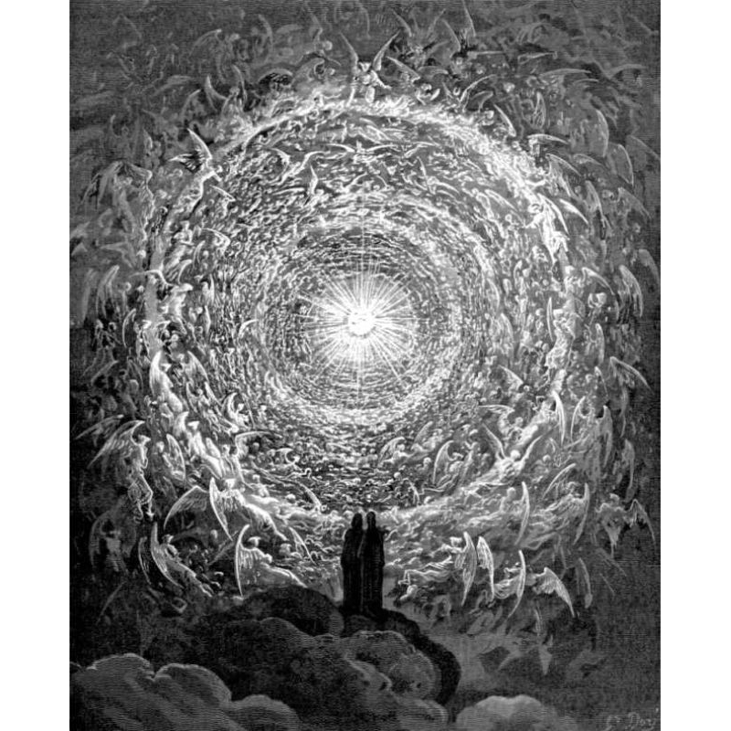 Lukisan Gustave Dore Paradiso Canto Painting