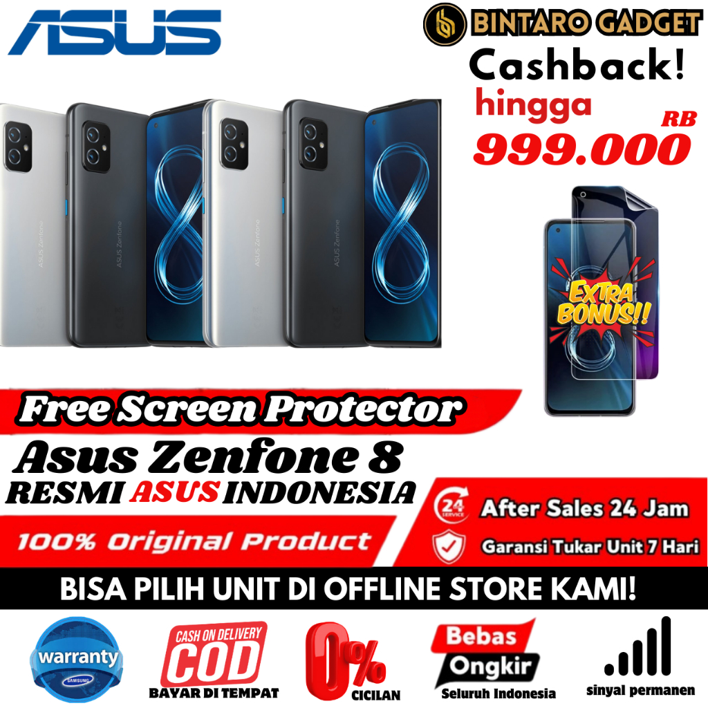 Asus Zenfone 8 8/128GB Garansi Resmi Asus Indonesia - Not Rog Phone 5