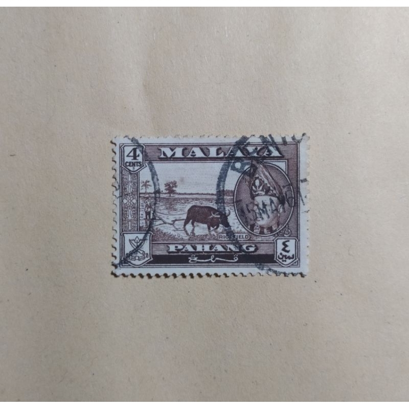 

prangko malaya 4 cent pahang