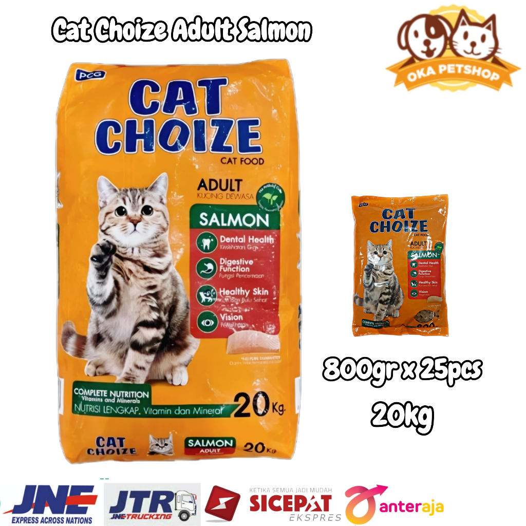 Cat Choize Salmon 20kg - Makanan Kucing Murah Cat Choize Salmon 20kg