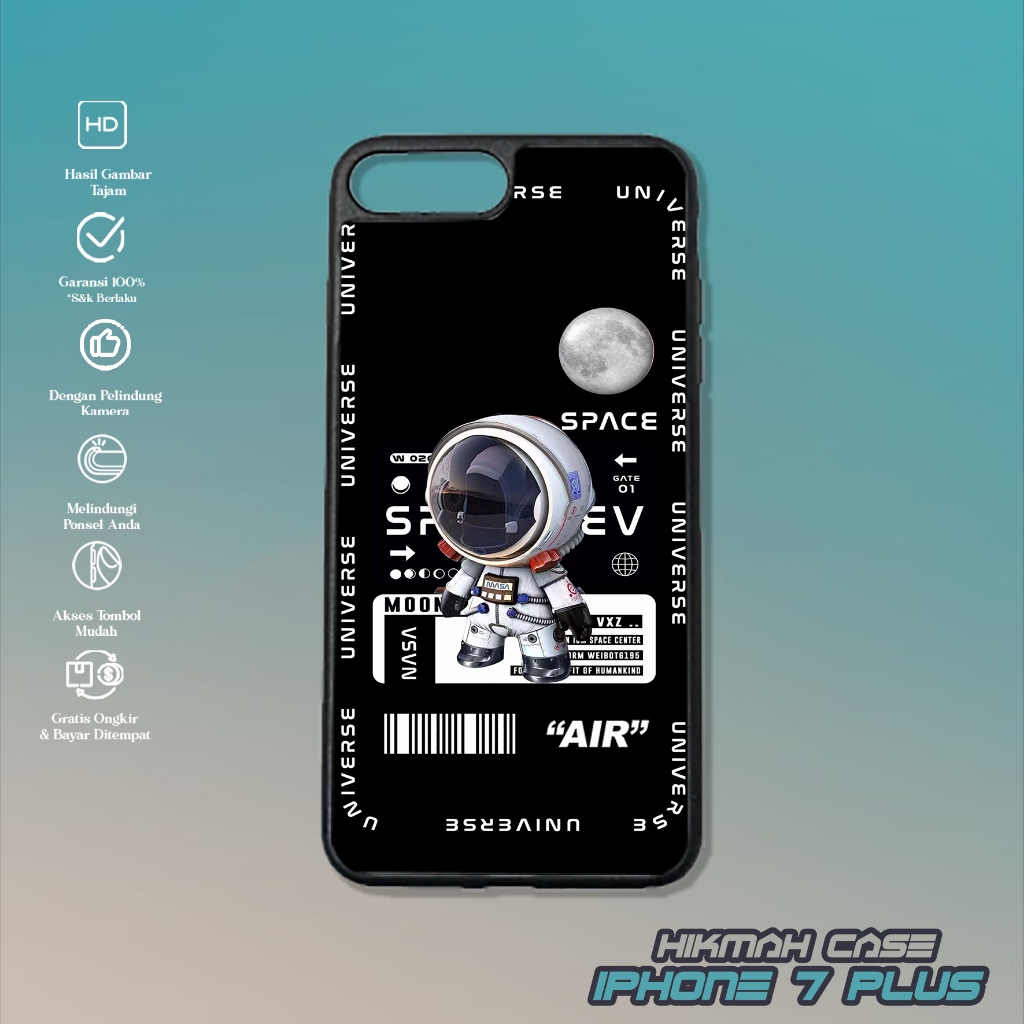 Case Iphone 7 Plus - Casing Hp Iphone 7 Plus - Motif ( PLANET ) - Silikon Hp Iphone 7 Plus - Softcas