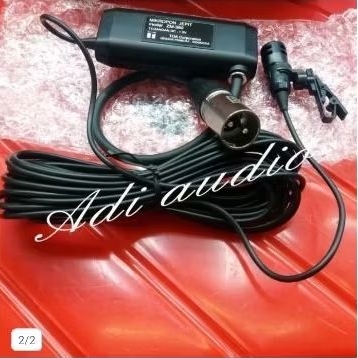 mic clip on toa/Mic jepit toa jack xlr male pin 3 kualitas bagus