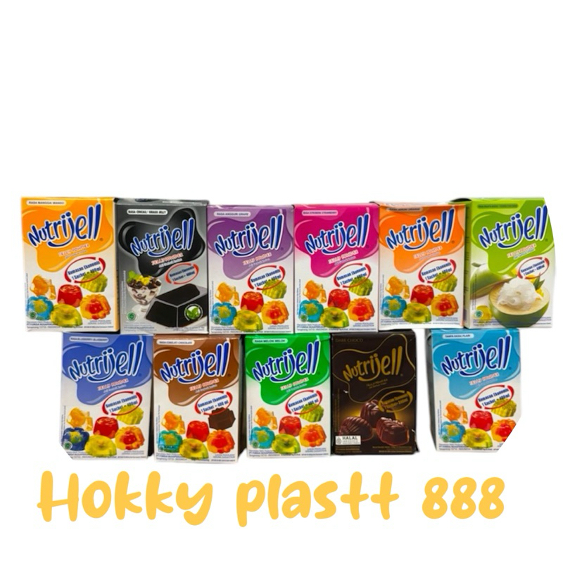 

PUDING NUTRIJELL NUTRI JELL JELLY POWDER PUDING JELI NUTRIJEL SERBUK INSTAN PLAIN COKLAT CINCAU KELAPA MUDA YOGHURT 1 BOX MANGGA MELON STRAWBERRY COKELAT CHOCOLATE INSTANT KEMASAN EKONOMIS 10gr 20gro