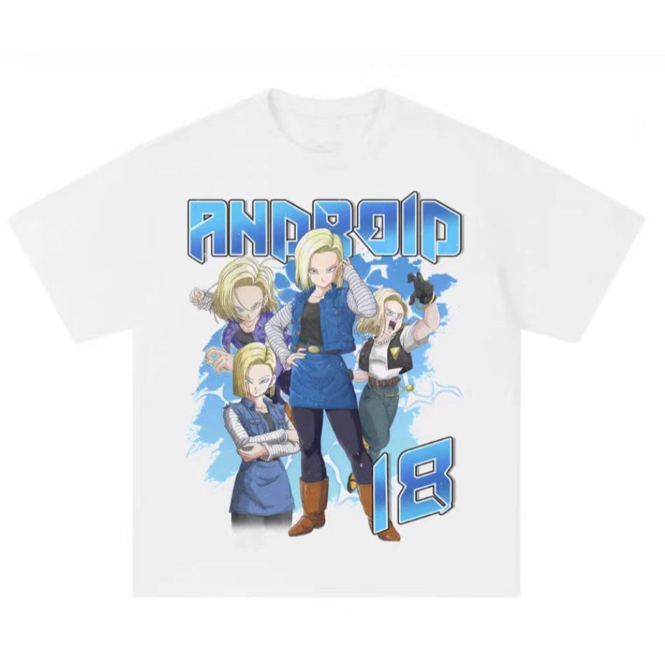 Custom！ anime Kaos Dragon ball co-branded ins Trendy unisex casual College students 2024 new T-shirt