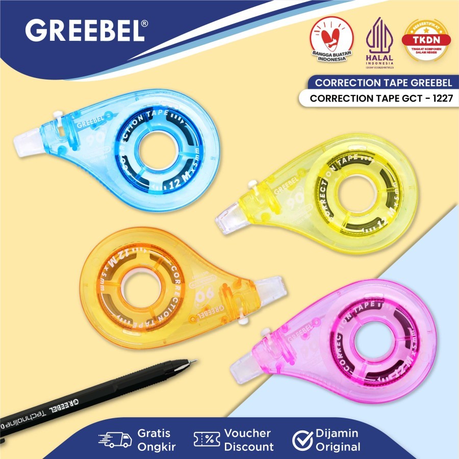 

TBMO CORRECTION TAPE GCT-1227 GREEBEL