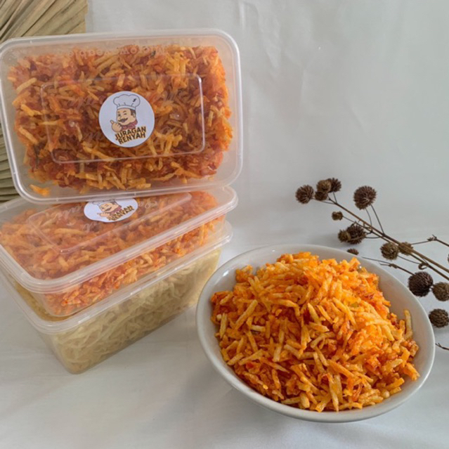 

Kentang Kering Mustofa Supplier 500gr 1 kg Balado Original by Juragan Renyah | Snack Keripik Potato Cemilan Pedas