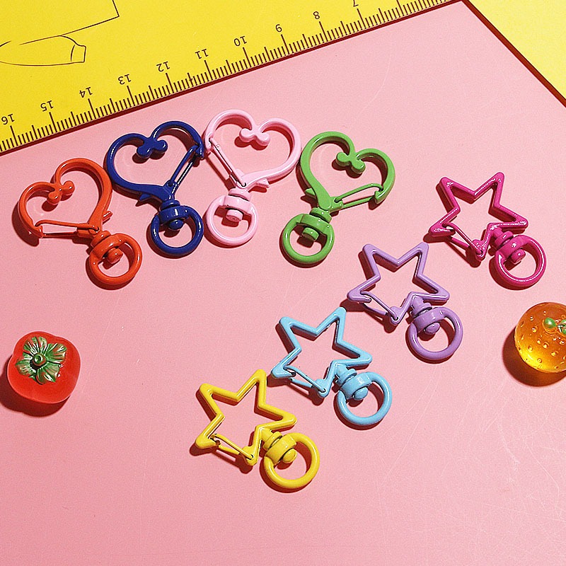 Kait Hook LOVE Clasp Gantungan Kunci Lobster Warna DIY