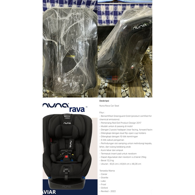 carseat nuna rava