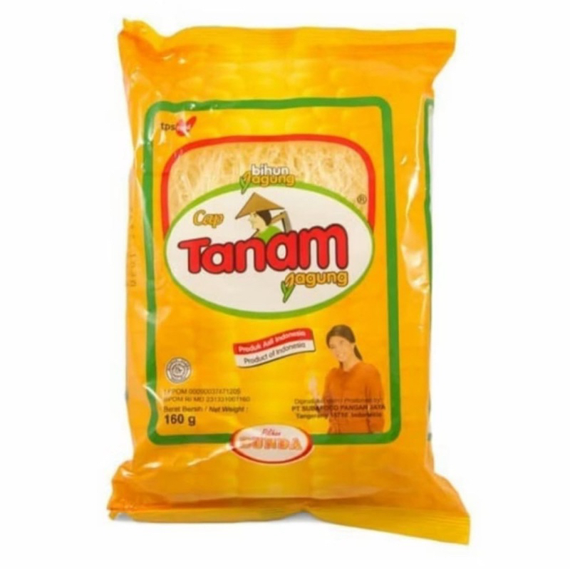 

Bihun Jagung Cap Tanam Jagung 160 gr x 20 pcs per 1 Bal / Ball / Dus Tanam Kecil 160 gram