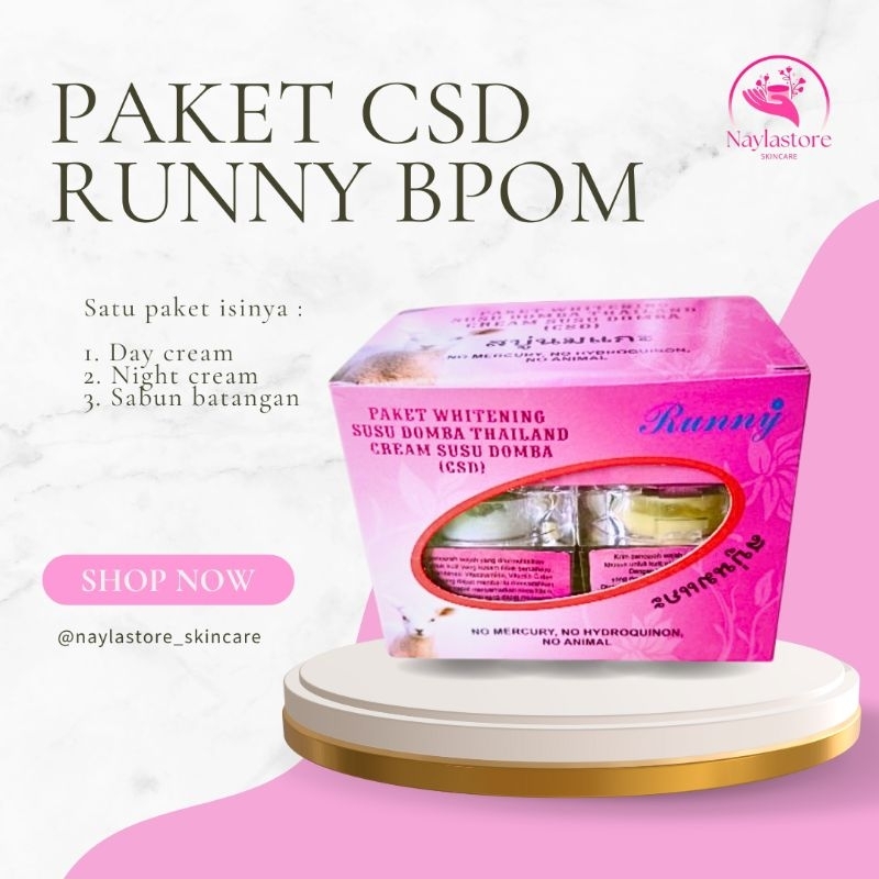 Paket Cream Susu Domba RUNNY BPOM | CSD Original