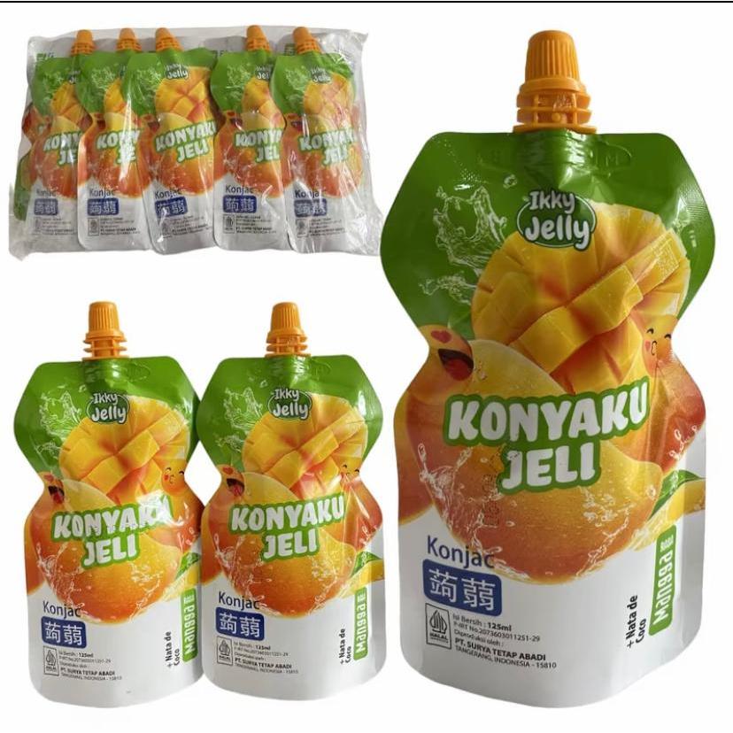 

KONYAKU JELI / KONJAC JELI RASA BUAH MANGGA,PERSIK,LECI DAN STROBERI