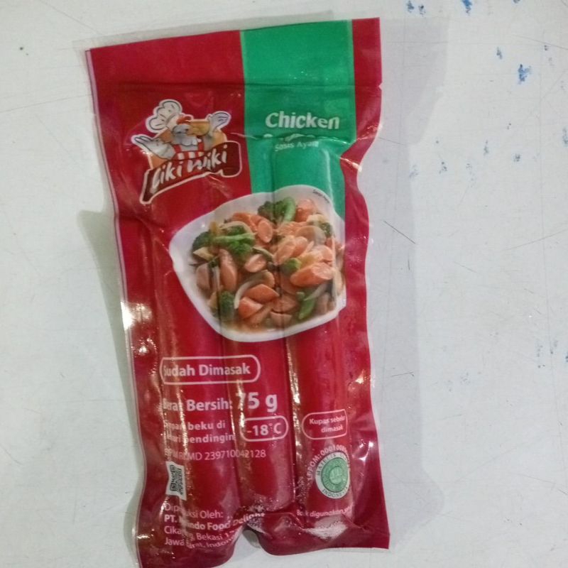 

SOSIS AYAM CIKI WIKI ISI 3 75GR