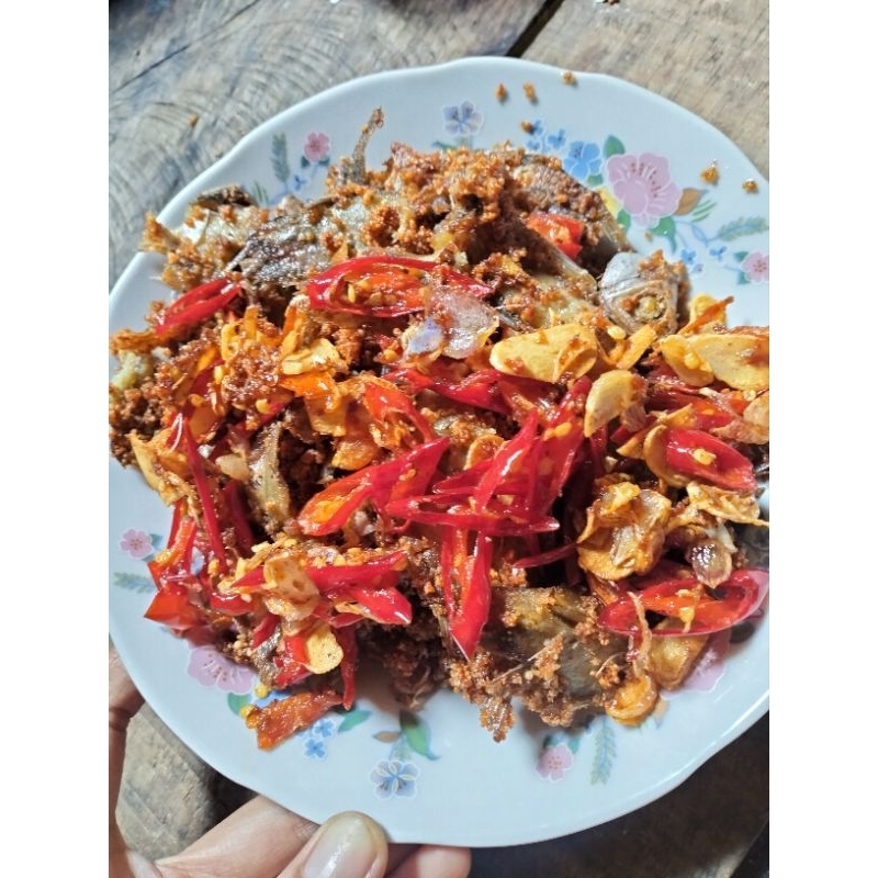 

ikan Samu / iwak pakasam Sepat (sudah matang siap santap)
