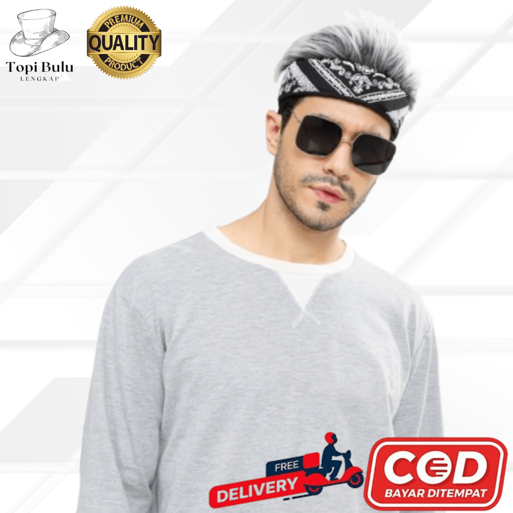 Ikat Rambut | Gelang Rambut Iketan Kunciran Rambut Bando Bulu | Bandana Bulu | Hiasan kepala | Akses