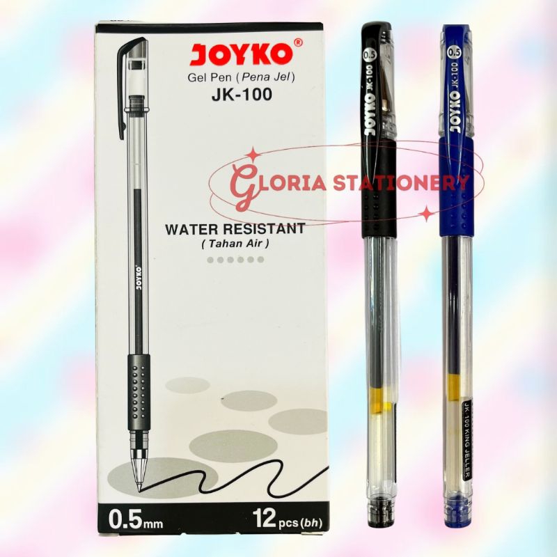 Joyko pen gel JK 100/ Pulpen gel JK 100 Joyko/ Bolpen gel JK 100 Joyko
