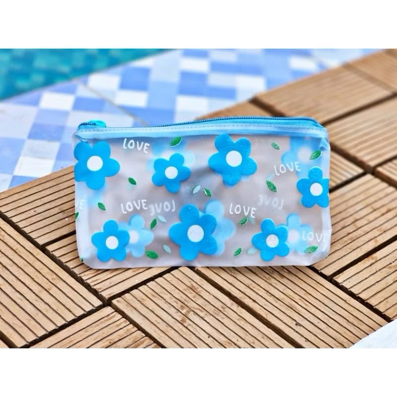 

GO | KOTAK PENSIL MOTIF BUNGA BIRU LUCU UNIK / KOTAK PULPEN / TEMPAT ALAT TULIS TERMURAH