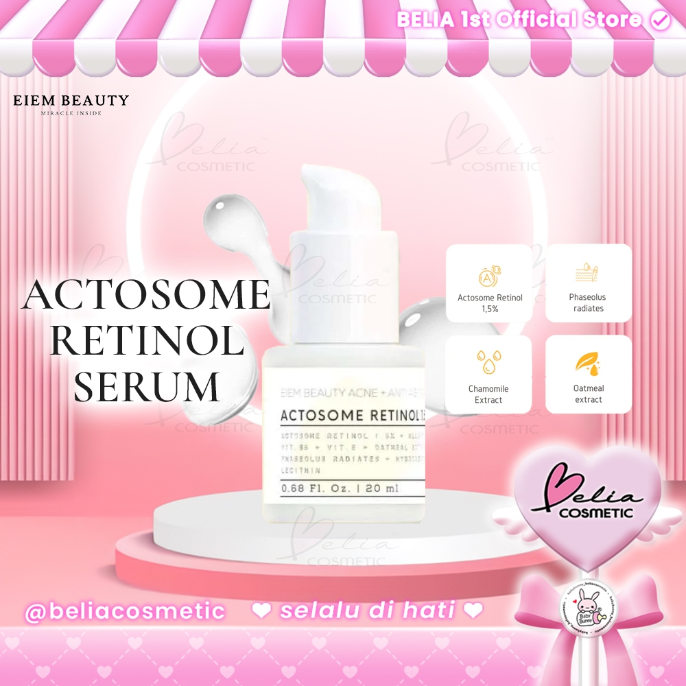 ❤ BELIA ❤ EIEM beauty Acne + Anti Aging Serum Actosome Retinol x Panthenol | Serum Jerawat