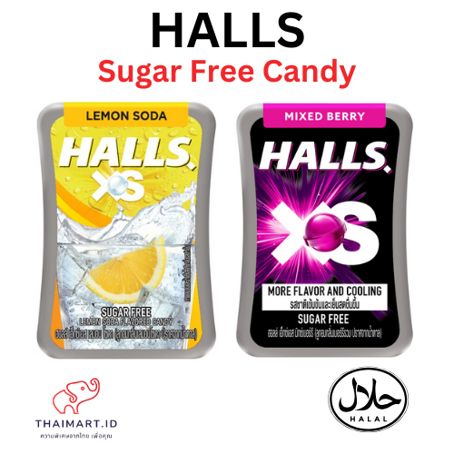 

HALLS XS Sugar Free Candy Original Thailand