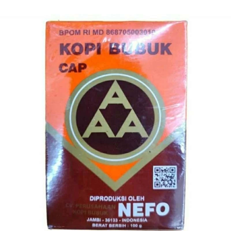 

Kopi Murni Bubuk Hitam Excelsa Nikmat Asli Cap AAA Nefo Jambi 100G 250G 500G ORIGINAL HALAL