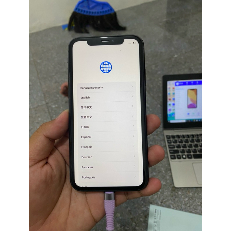 iPhone 11 64GB Lock iCloud Clean ex Resmi blibli Part Original Bahan Bypass