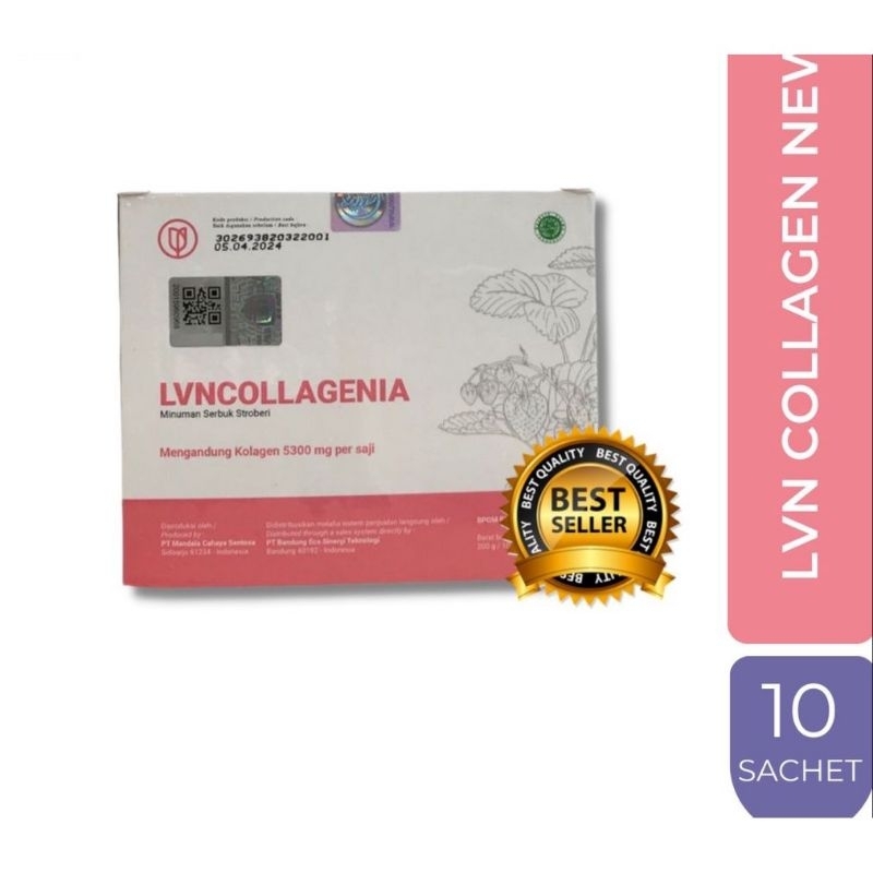 

Lvn Collagen Original 100% Bpom Rasa Strawberry