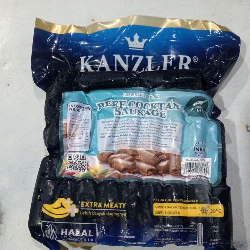 

KANZLER SOSIS SAPI COCKTAIL 500GR