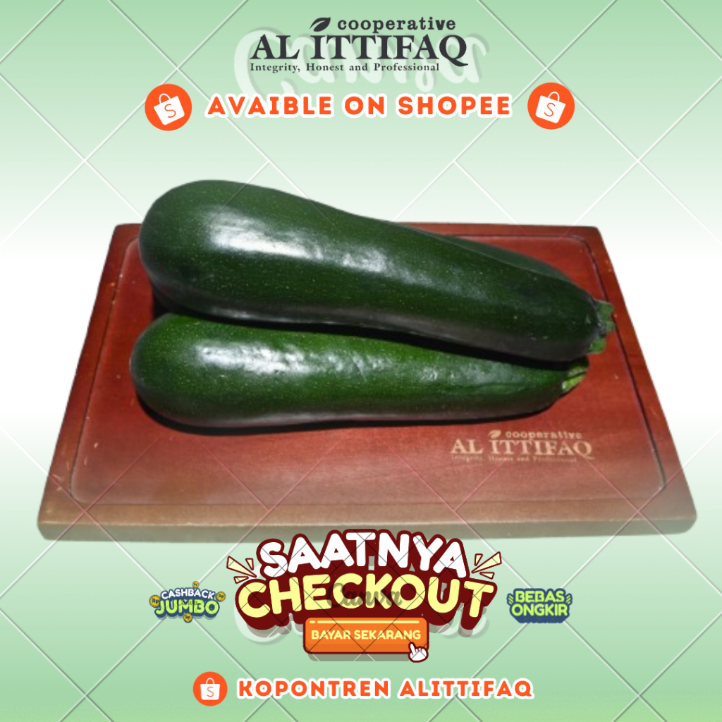 

Zukini Sayuran Segar 1kg/500gr/250gr Murah Berkualitas Kopontren Al Ittifaq Bandung