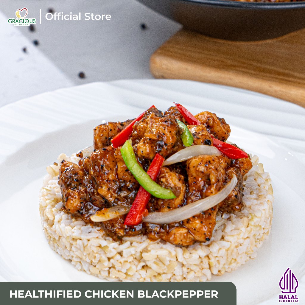 

Promo 7.7 Gracious Chicken Black Pepper - Protein 55gr (Makanan Instant Sehat Siap Saji)