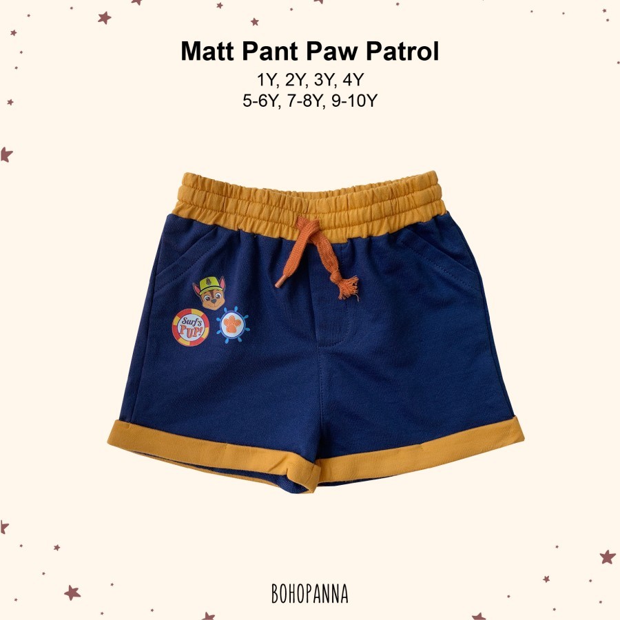 BOHOPANNA MATT PANTS UK. 1Y /2Y /3Y /4Y