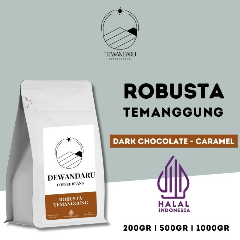 

200gr Kopi Robusta Temanggung Roast Bean Coffee - Kopi Biji Matang