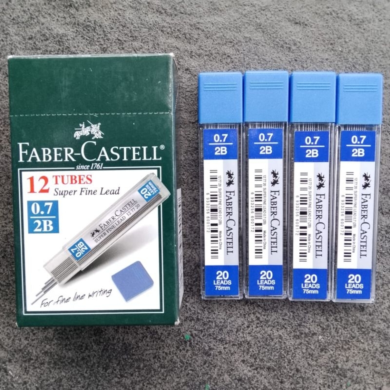 

Isi Pensil Mechanical Pencil Lead Faber Castell 0.7 mm ( Tube ) [ Original ]