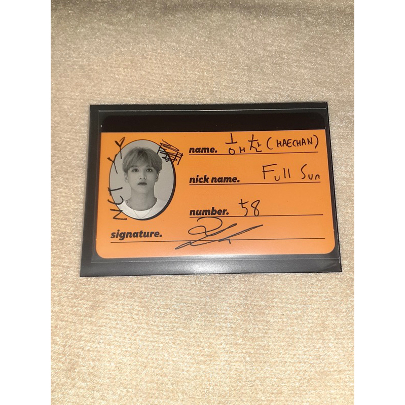 HAECHAN CREW CARD CC WGU OFFICIAL PHOTOCARD WE GO UP NCT DREAM