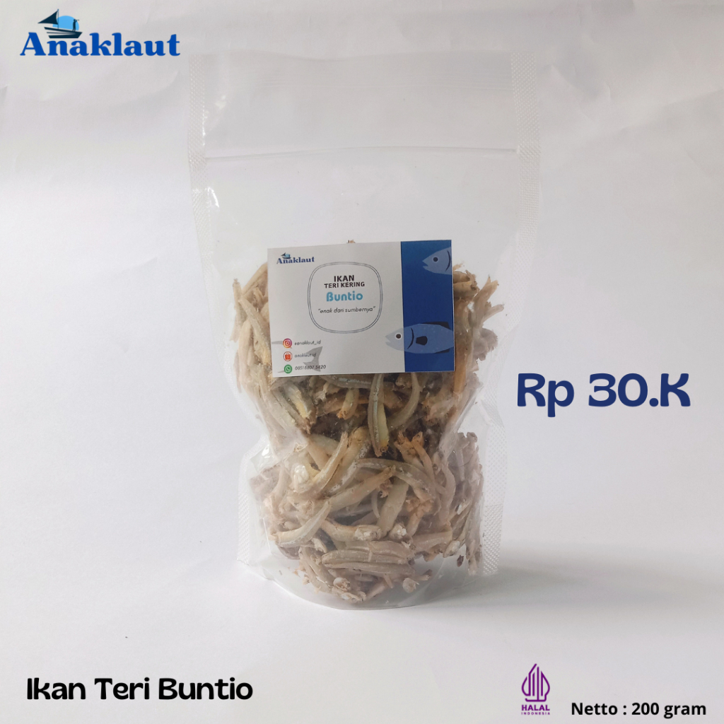 

Ikan Teri Kering Buntio (200 gram)