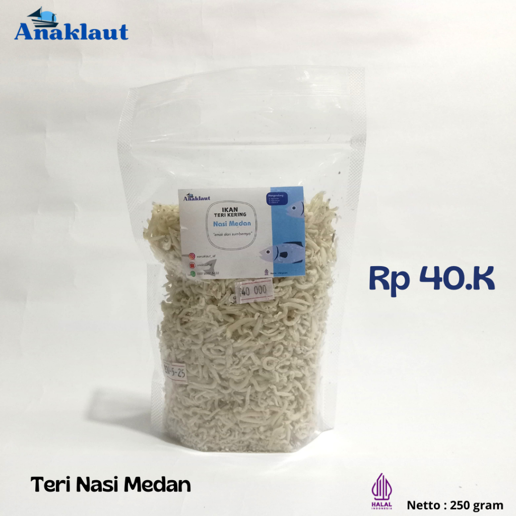 

Ikan Teri Kering / Teri Nasi Medan (250 gram)