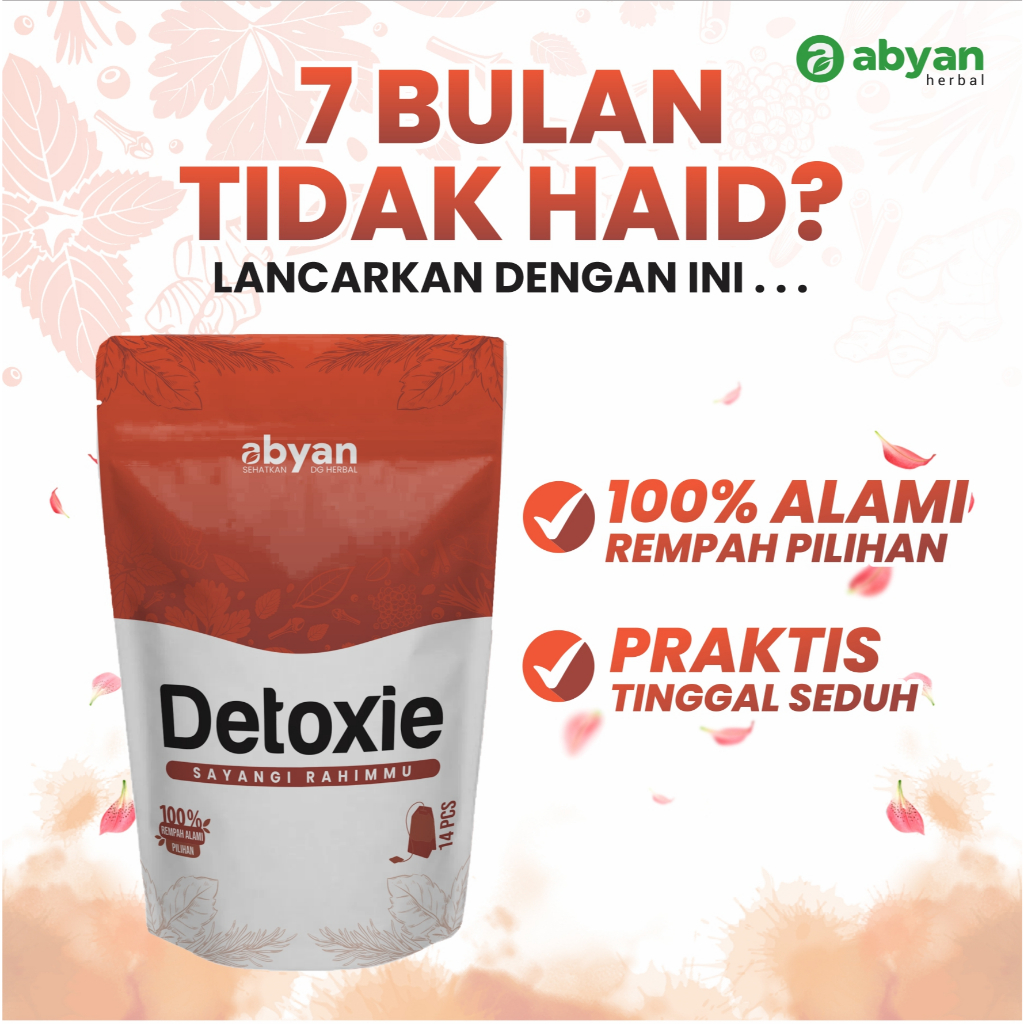 Detoxie Ramuan JSR Pelancar Haid Menstruasi Alami Detox Rahim Resep Dr.Zaidul Akbar