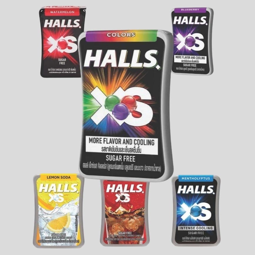 

HALLS XS Sugar Free (12.6g)