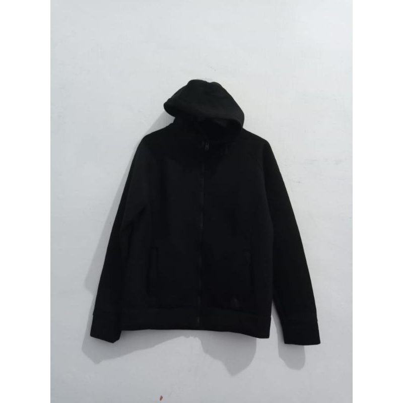 hoodie Zipper hitam NII