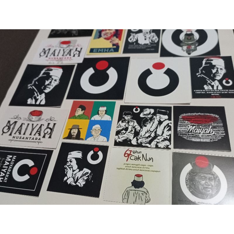 

Stiker Pack Cak Nun Maiyah Nusantara Waterproof Vinyl