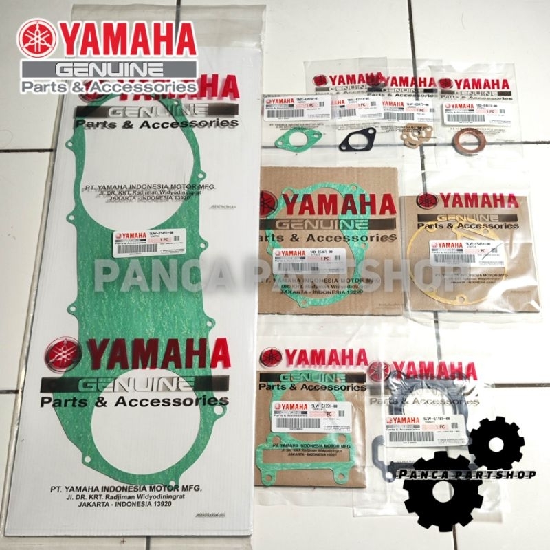 PAKING FULL SET 9 BAGIAN MIO SPORTY SMILE ORI YGP ORIGINAL YAMAHA PACKING GASKET PERPAK FULLSET KNAL