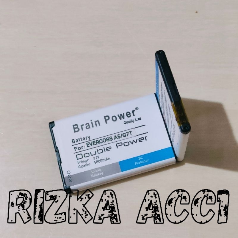 Baterai Batre for Evercoss Cross A5 / G7T Doubel Power Battery Hp