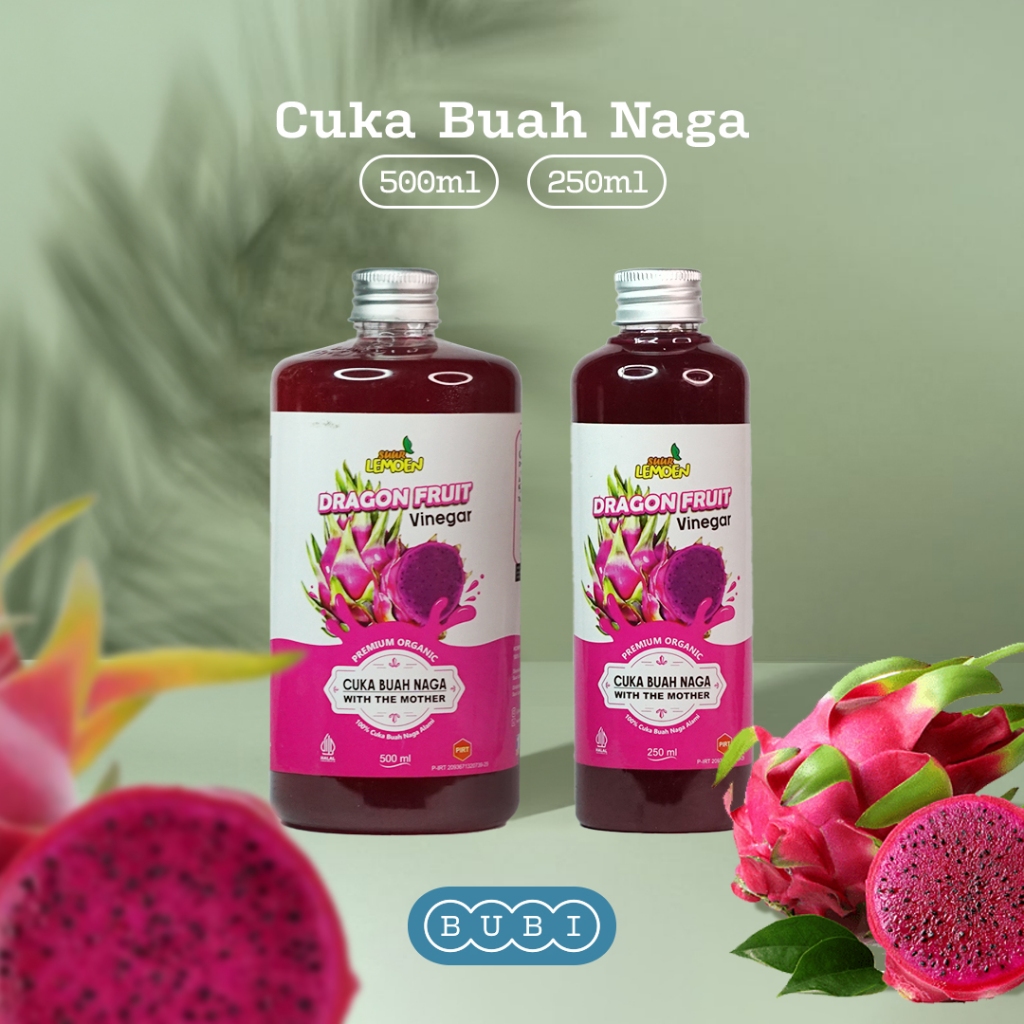 

Cuka Buah Naga 250ml 500ml by Suur Lemoen Minuman Kesehatan Diet Asam Lambung