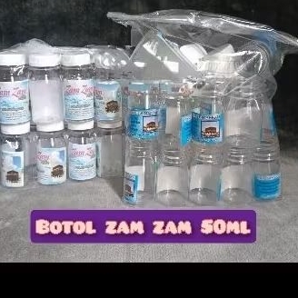 Botol kosong zam zam 50ml (1ikat 20pcs)